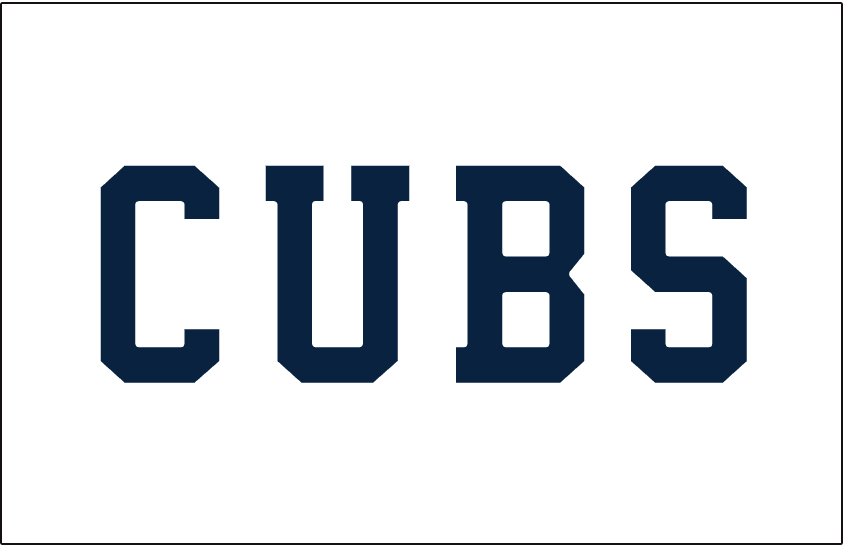 Chicago Cubs 1921 Jersey Logo iron on paper